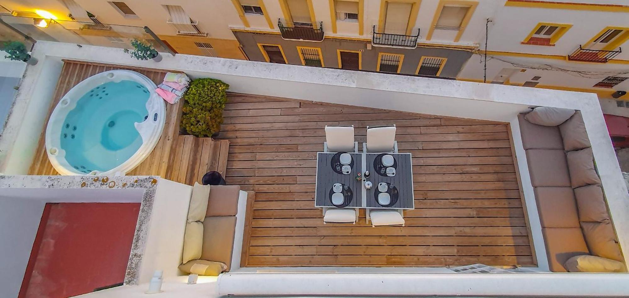 Penthouse With Jacuzzi, And Garaje Grupo Ac Gestion Apartment Cadiz Bagian luar foto
