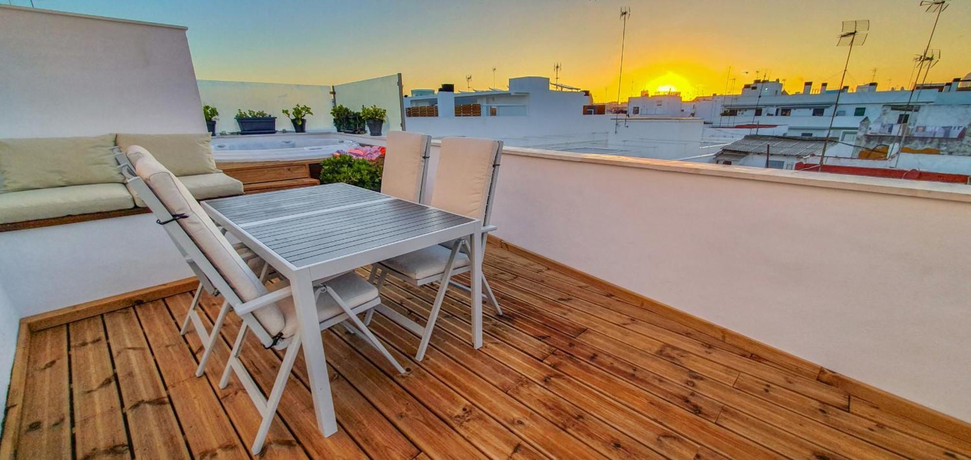 Penthouse With Jacuzzi, And Garaje Grupo Ac Gestion Apartment Cadiz Bagian luar foto